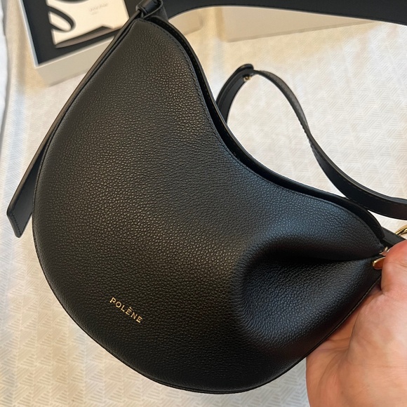 Polene Tonca Bag - Textured Black - Picture 1 of 7